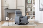 Push Recliner for the Elderly with Massage Therapy and Heat, Small Sofa Suitable for Living Room& Bed Room, Grey