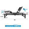 Adjustable Bed Base Frame Head and Foot Incline Quiet Motor King Size Zero Gravity