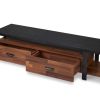 Elling TV Stand in Walnut & Black XH