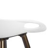 Bak Bar & Counter Stool (Set of 2) - White & Gold