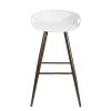 Bak Bar & Counter Stool (Set of 2) - White & Gold