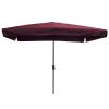 2Mx3M Aluminum Patio Umbrella Wine