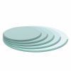 40" Inch Round Tempered Glass Table Top Clear Glass 1/2" Inch Thick Beveled Polished Edge