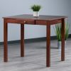 Perrone High Table with Drop Leaf; Walnut