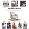 [Video] Welike 27.5 "W Modern Accent High Back Living Room Casual Armchair Rocker with One Lumbar Pillow, Two Side Pockets.