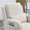 [Video] Welike 27.5 "W Modern Accent High Back Living Room Casual Armchair Rocker with One Lumbar Pillow, Two Side Pockets.