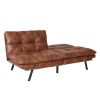 Convertible Memory Foam Futon Couch Bed, Modern Folding Sleeper Sofa-SF267PUCH