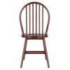 Windsor 2-Pc Chair Set; Walnut