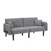 Folding Ottoman Sofa Bed with stereo Gray