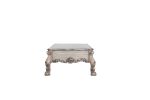 ACME Dresden Coffee Table, Vintage Bone White 88175