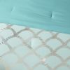 Lorna Metallic Comforter Set with Bed Sheets