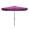 2Mx3M Aluminum Patio Umbrella Fuchsia