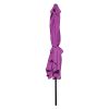 2Mx3M Aluminum Patio Umbrella Fuchsia