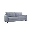 Linen Fabric Upholstery sofa/Tufted Cushions/ Easy, Assembly,Light Grey