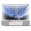 Modern TV Stand for 70" TV with Large Storage Space, Magnetic Cabinet Door, Entertainment Center for Living Room,Bedroom