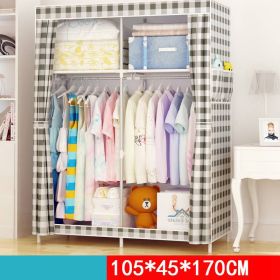 Single Dormitory Dust Closed Wardrobe (Option: Doublepole square)