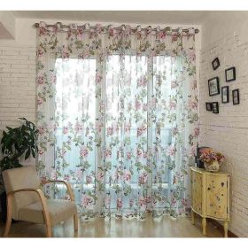 Window Sheer Curtains Panel, Prague (Design: Budapest, Product Type: Curtain Panel)