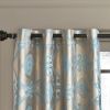 Curtains Damask Jacquard, Grommet, Semi-Blackout, Tall 60x100 inches