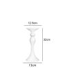 Gold/ Silver/White Metal Candle Holders Flower Vase Candlestick Centerpieces Road Lead Wedding Party Home Table Event Decoration