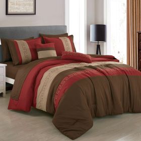 Erlind 9 Pieces Comforter Set (size: king)