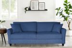 Leisure Loveseat Furniture with Hardwood Frame; Mid-Century Upholstered Couch for Living Room