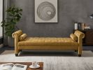 2038 Rectangular Large Sofa Stool for Living Room