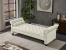 2038 Rectangular Large Sofa Stool for Living Room