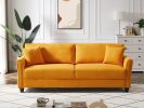 Leisure Loveseat Furniture with Hardwood Frame; Mid-Century Upholstered Couch for Living Room