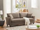 Leisure Loveseat Furniture with Hardwood Frame; Mid-Century Upholstered Couch for Living Room