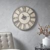 Mason 23.6" Wood Wall Clock