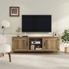 WESOME TV Stand Storage Media Console Entertainment Center with 2 Doors, Multiple Colors