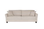 Leisure Loveseat Furniture with Hardwood Frame; Mid-Century Upholstered Couch for Living Room