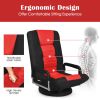 360-Degree Swivel Gaming Floor Chair with Foldable Adjustable Backrest