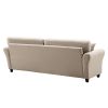 Leisure Loveseat Furniture with Hardwood Frame; Mid-Century Upholstered Couch for Living Room