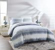 3-piece Bold Blue Stripe Comforter Set