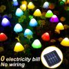 LED Outdoor Solar Garden Lights Waterproof Mushroom String Lawn Lamps Cute Fairy Light Landscape Lamp Path Yard Lawn Patio Decor