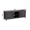 WESOME TV Stand Storage Media Console Entertainment Center with 2 Doors, Multiple Colors