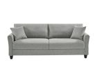 Leisure Loveseat Furniture with Hardwood Frame; Mid-Century Upholstered Couch for Living Room