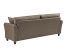 Leisure Loveseat Furniture with Hardwood Frame; Mid-Century Upholstered Couch for Living Room