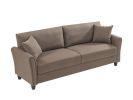 Leisure Loveseat Furniture with Hardwood Frame; Mid-Century Upholstered Couch for Living Room