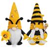 Bumble Bee Gnome Plush Mr and Mrs Honeybee Spring Gnomes Plushie Ornaments