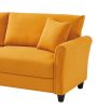 Leisure Loveseat Furniture with Hardwood Frame; Mid-Century Upholstered Couch for Living Room