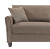 Leisure Loveseat Furniture with Hardwood Frame; Mid-Century Upholstered Couch for Living Room